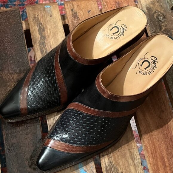 Lucchese Shoes - Lucchese Charlie 1 Horse slip on boots size 9